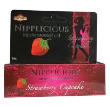 Nipplicious Arousal Gel-Strawberry 1oz